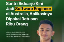 Santri Sidoarjo Jadi Software Engineer di Australia, Aplikasinya Dipakai Ratusan Ribu Orang